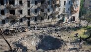 Várias vagas de mísseis e drones bombardearam Kiev e outras cidades ucranianas esta madrugada