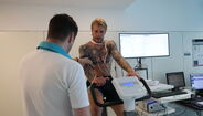 Jogadores em exames médicos