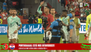 Momento após o apito final no Portugal-Croácia