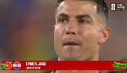 Momento após o apito final no Portugal-Croácia