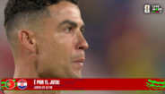 Momento após o apito final no Portugal-Croácia