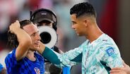 Cristiano Ronaldo consolou Modric