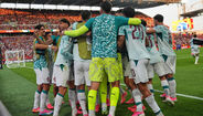 Seleção Nacional a celebrar 