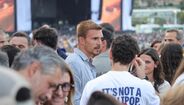 João Palhinha 'posou' com a mascote do Sporting no NOS Alive