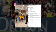 Alguns dos comentários deixados no Instagram