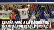 Olé: 'Espanha parou a máquina da França'