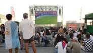 As melhores imagens do ambiente de festa na Fan Zone Betano durante o Inglaterra-Argentina