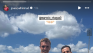 João Palhinha mostra-se a trabalhar no campo do V. Setúbal