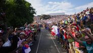O povo subiu à montanha