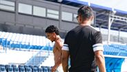 Richard Ríos a treinar em Miami
