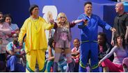Ronaldinho Gaúcho e Ronaldo Nazário com Madonna no halftime show da final do Mundial'2026