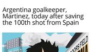 Meme da final do Mundial'2026 entre Espanha e Argentina  