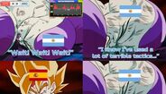 Meme da final do Mundial'2026 entre Espanha e Argentina  