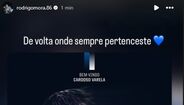 A publicação de Rodrigo Mora