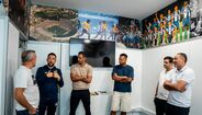 Drulovic, Fernando, Guarín e Artur, lendas do FC Porto, visitaram o Centro de Treinos e estiveram à conversa com Farioli