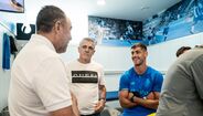 Drulovic, Fernando, Guarín e Artur visitaram o Centro de Treinos do FC Porto