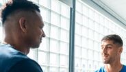 Drulovic, Fernando, Guarín e Artur visitaram o Centro de Treinos do FC Porto