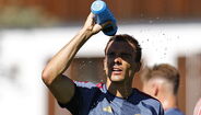 Palhinha no treino do Bayern Munique