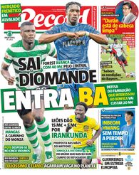 Capa do dia