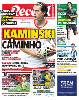 Capa do dia