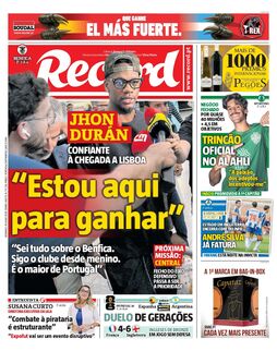 Capa do dia