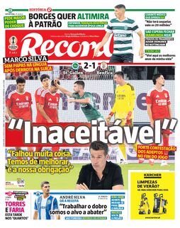 Capa do dia