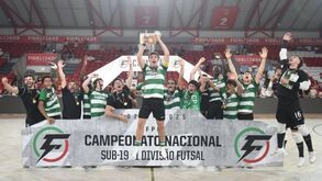 Sporting vence Campeonato Nacional de sub-19 da 1.ª Divisão de futsal