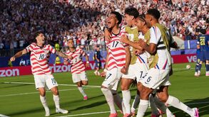 Seleção dos Estados Unidos faz a festa