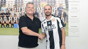 Stavros Gavriel e o presidente Rui Alves