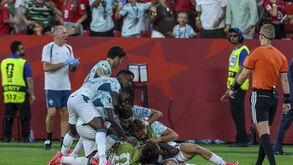 Festejos do golo de Gonçalo Ramos para lá da hora