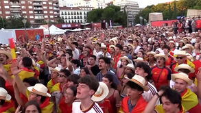 Madrid em festa com vitória de Espanha sobre a Áustria no Mundial'2026
