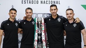 Hélder Malheiro (2.º a contar da esquerda) foi o 4.º árbitro na última final da Taça de Portugal