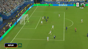 O momento do remate