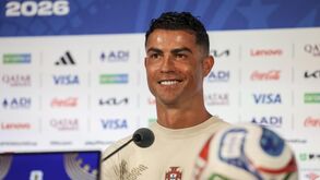 Cristiano Ronaldo em conferência de imprensa da Seleção Nacional