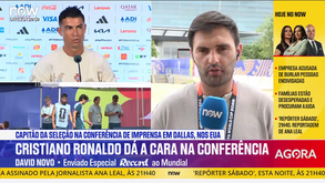 Descontraído, sorridente e com frases fortes: a conferência de Cristiano Ronaldo vista por quem esteve na sala