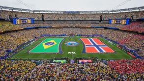 Brasil-Noruega, em direto