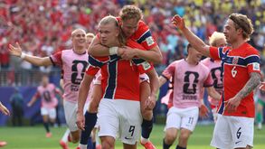 Haaland com Schjelderup