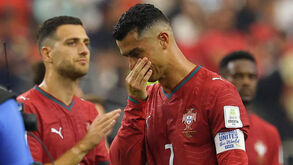 Ronaldo em lágrimas
