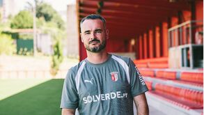 Tiago Veiga é o treinador dos sub-23 do Sp. Braga