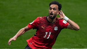 Mostafa Ziko celebra o golo marcado à Argentina nos 'oitavos' do Mundial'2026