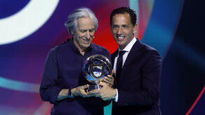 Pedro Proença com Jorge Jesus no Portugal Football Summit
