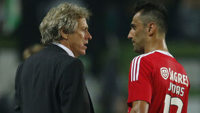 Jorge Jesus e Jonas na Supertaça de 2015 