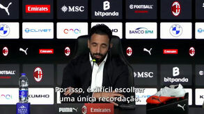 Ruben Amorim na apresentação no Milan: «Sou adepto do Benfica e lembro-me daquela final. Foi difícil...»