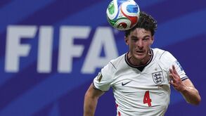 Declan Rice em ação no Mundial'2026