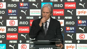 O momento de Jorge Jesus que provocou uma gargalhada geral na sala de imprensa
