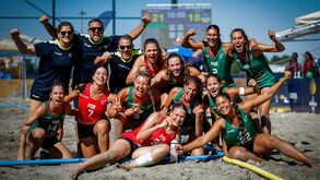 Seleção feminina de bronze no EHF Championship e apurada para o Europeu'2027 no andebol de praia