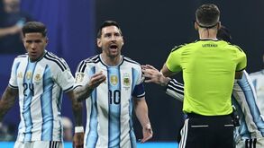 Messi no jogo com o Egito