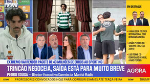 Sporting a fazer 'detox salarial' com saída de Trincão e um extremo-esquerdo que 'está por dias'