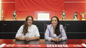 Matilde Matos com Mónica Jorge, diretora do Benfica