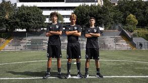 Dinis Pereira, Tiago Barela e Rodrigo Macedo apresentados nos sub-17 do V. Guimarães